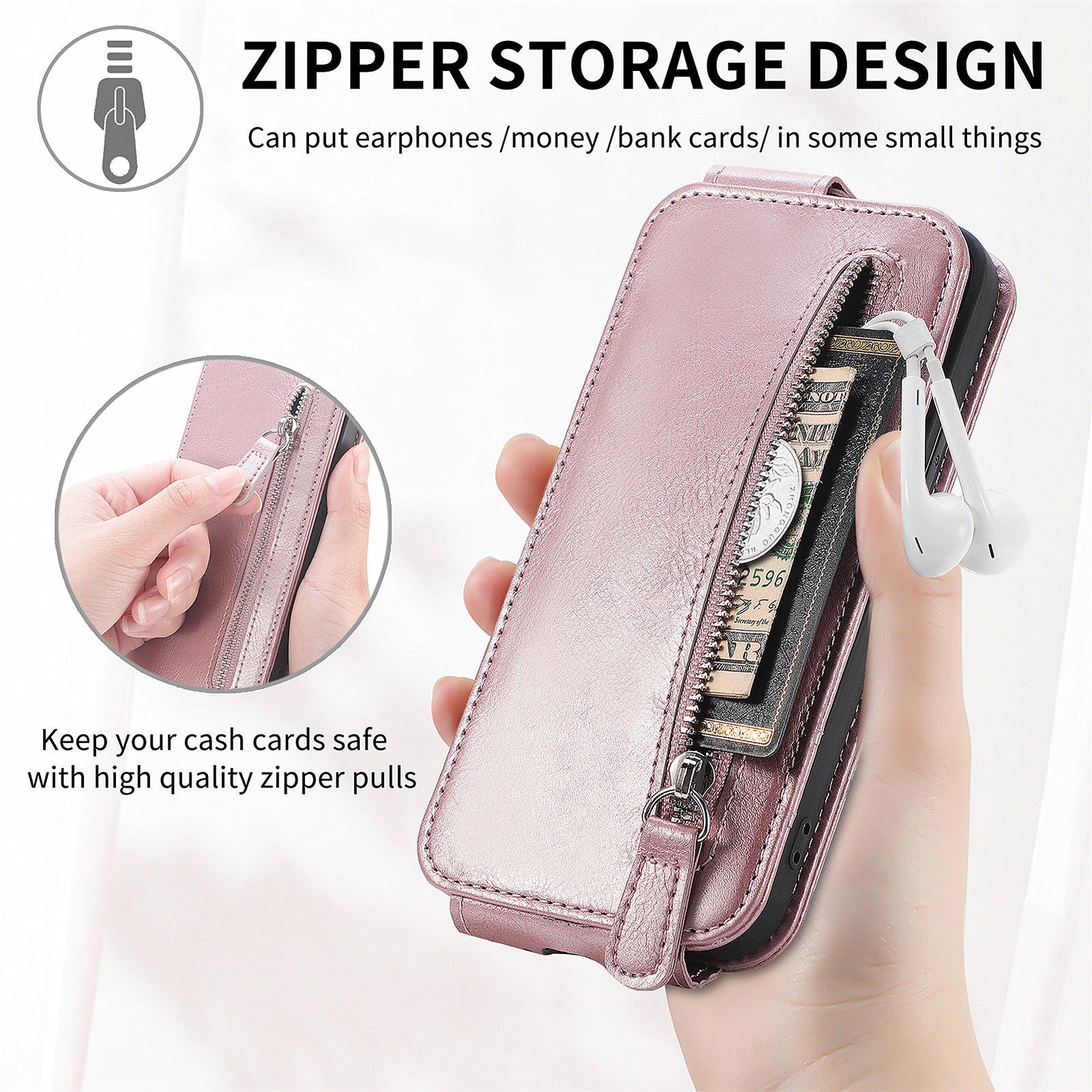 For Sony Xperia 1 V Case Shock-Absorbent Vertical Flip Stand Phone Cover For Sony Xperia 1 V Case Shock-Absorbent Vertical Flip Stand Phone Cover
